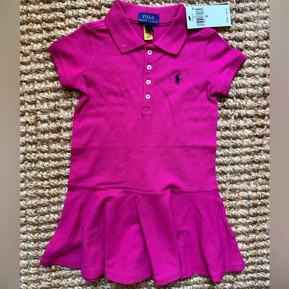 Ralph Lauren Stretch Mesh Polo Dress - Picture 1 of 2